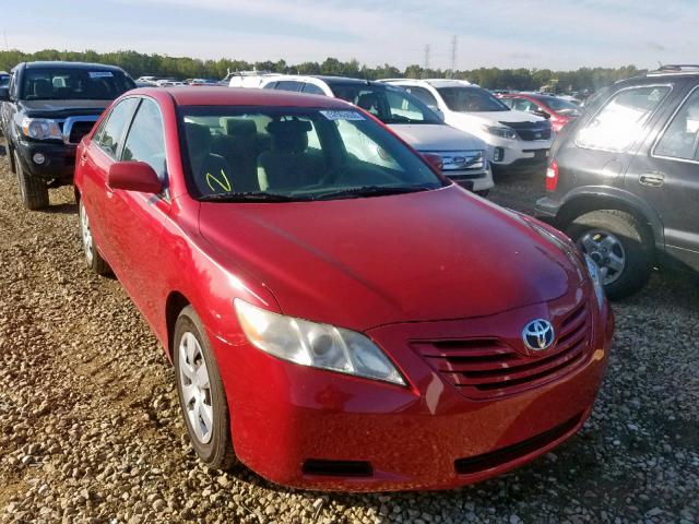 4T4BE46K78R019581 - 2008 TOYOTA CAMRY CE RED photo 1