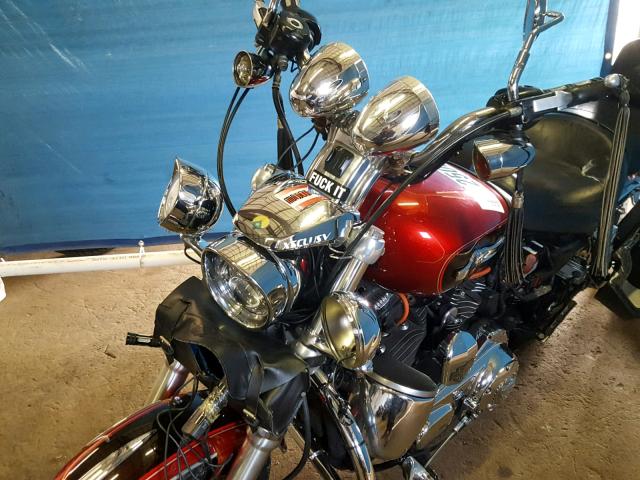 1HD1CT312CC400516 - 2012 HARLEY-DAVIDSON XL1200 C RED photo 9