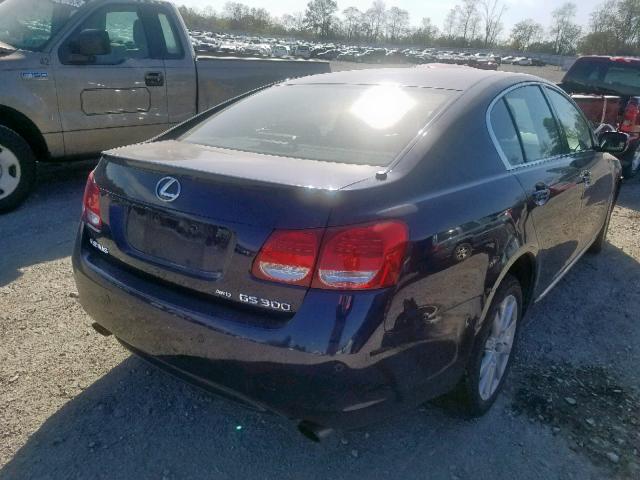 JTHCH96S360020463 - 2006 LEXUS GS 300 BLUE photo 4