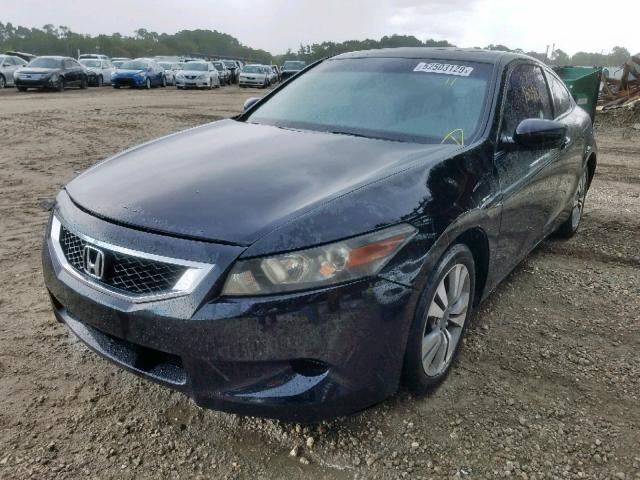 1HGCS1B88AA013477 - 2010 HONDA ACCORD EXL BLACK photo 2