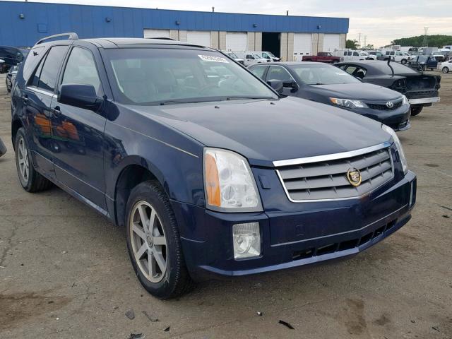 1GYDE63A640137390 - 2004 CADILLAC SRX BLUE photo 1