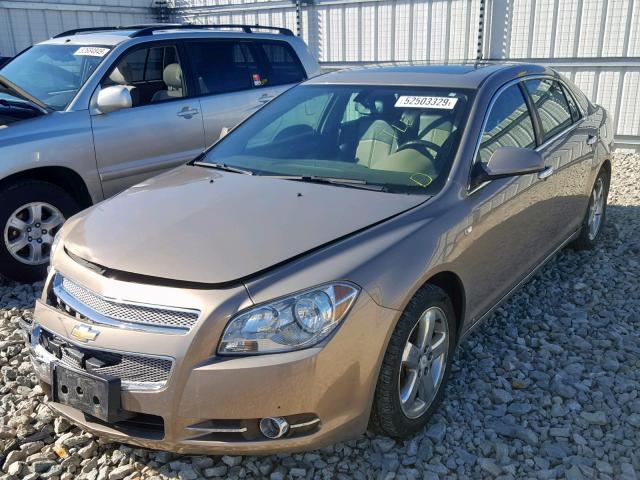 1G1ZK57BX8F258534 - 2008 CHEVROLET MALIBU LTZ ოქროსფერი ფოტო 2