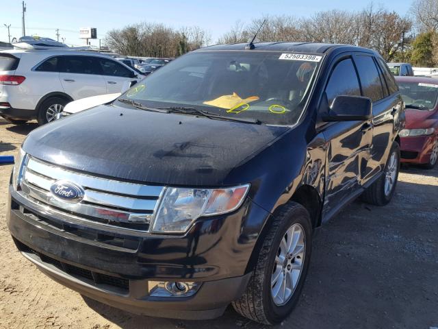 2FMDK38C79BA38053 - 2009 FORD EDGE SEL BLACK photo 2