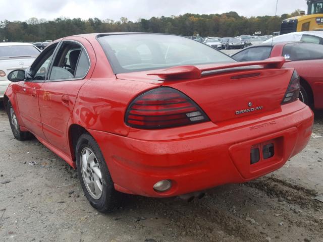 1G2NF52E14C237907 - 2004 PONTIAC GRAND AM S RED photo 3