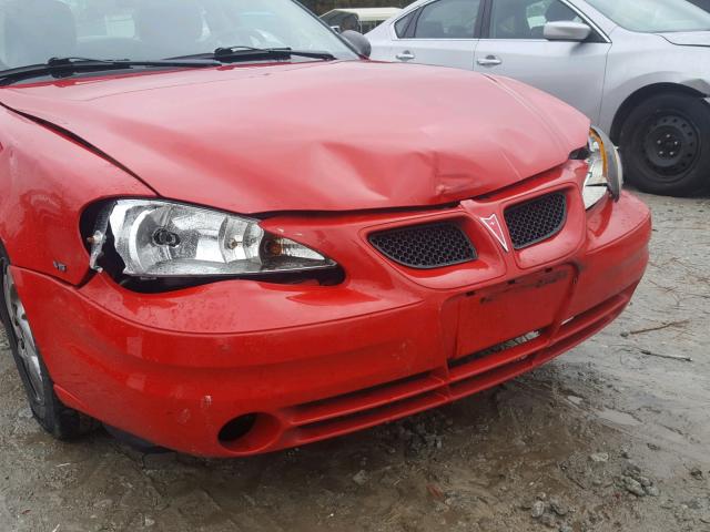 1G2NF52E14C237907 - 2004 PONTIAC GRAND AM S RED photo 9