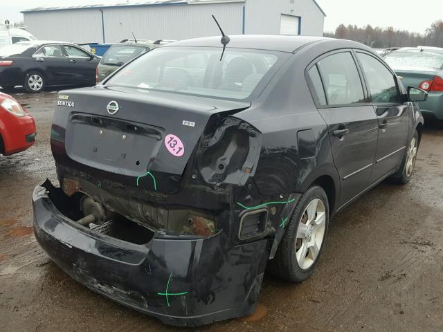 3N1AB61EX9L650856 - 2009 NISSAN SENTRA 2.0 BLACK photo 4