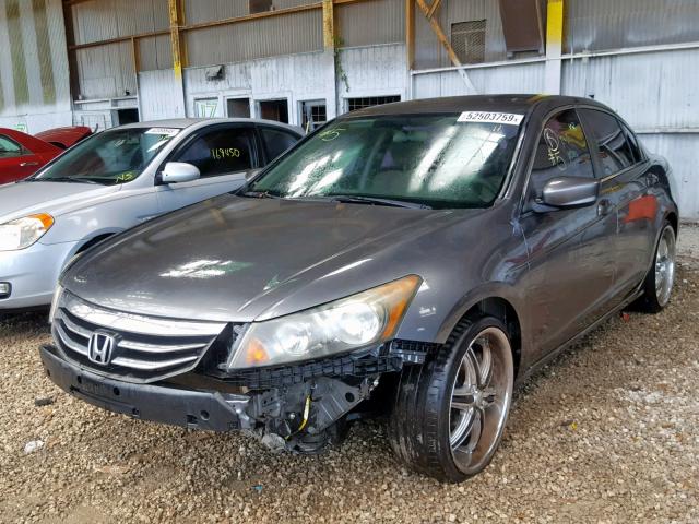 1HGCP2F31BA014042 - 2011 HONDA ACCORD LX GRAY photo 2