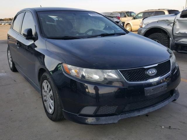 KNAFU4A24A5847059 - 2010 KIA FORTE EX BLACK photo 1