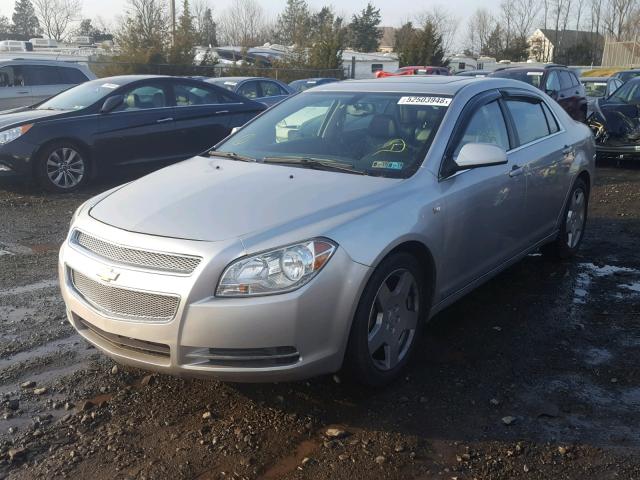 1G1ZJ57728F193340 - 2008 CHEVROLET MALIBU 2LT SILVER photo 2