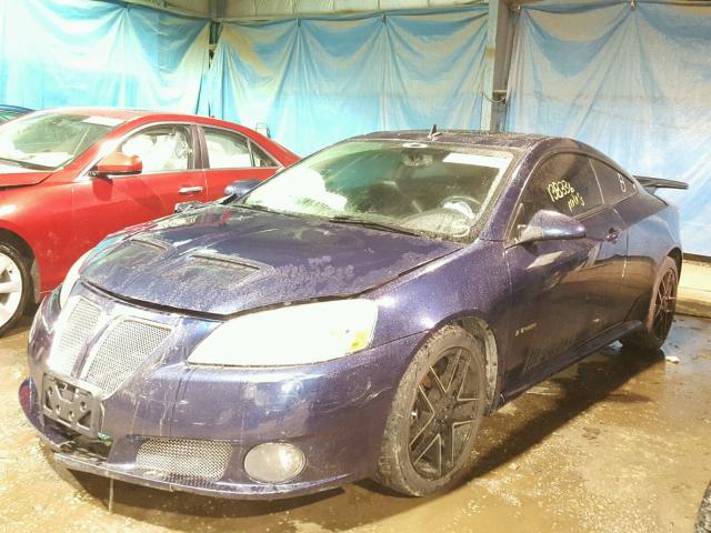 1G2ZM177184216419 - 2008 PONTIAC G6 GXP BLUE photo 2