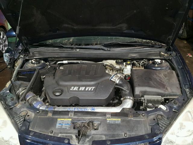 1G2ZM177184216419 - 2008 PONTIAC G6 GXP BLUE photo 7