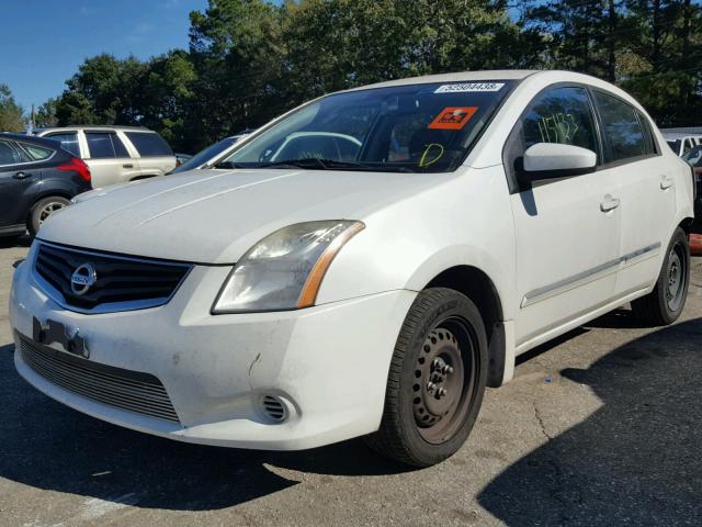 3N1AB6AP6BL698152 - 2011 NISSAN SENTRA 2.0 WHITE photo 2