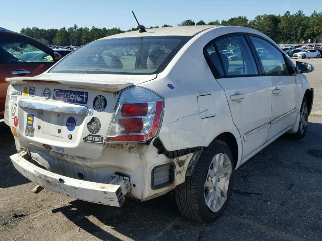 3N1AB6AP6BL698152 - 2011 NISSAN SENTRA 2.0 WHITE photo 4