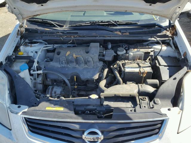 3N1AB6AP6BL698152 - 2011 NISSAN SENTRA 2.0 WHITE photo 7