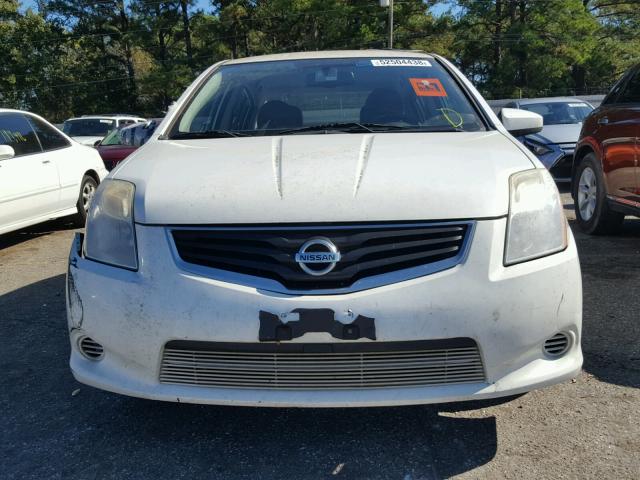 3N1AB6AP6BL698152 - 2011 NISSAN SENTRA 2.0 WHITE photo 9