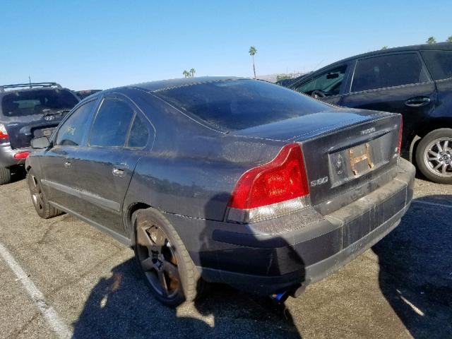 YV1RH52Y442356830 - 2004 VOLVO S60 R CHARCOAL photo 3