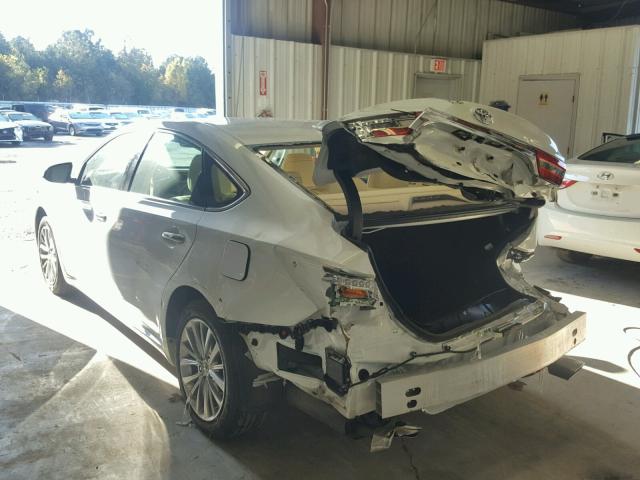 4T1BK1EB9GU217029 - 2016 TOYOTA AVALON XLE SILVER photo 3