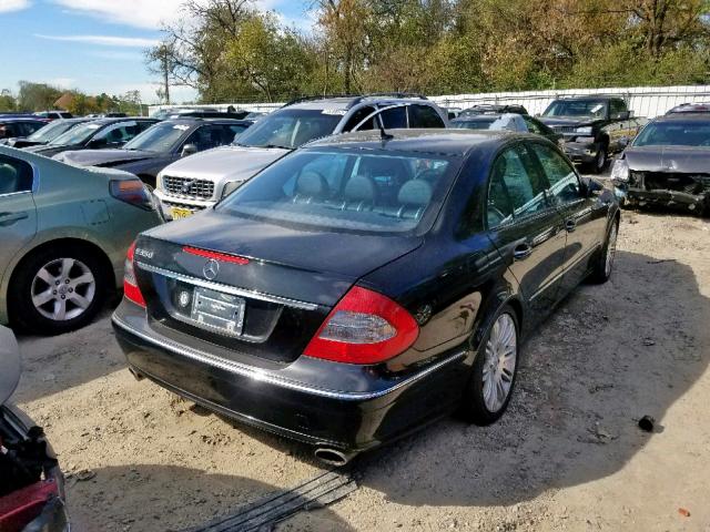 WDBUF56X87B005574 - 2007 MERCEDES-BENZ E 350 BLACK photo 4