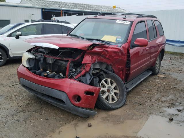 5GADS13S952309011 - 2005 BUICK RAINIER CX BURGUNDY photo 2