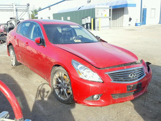 JN1CV6AR5CM679522 - 2012 INFINITI G37 RED photo 1