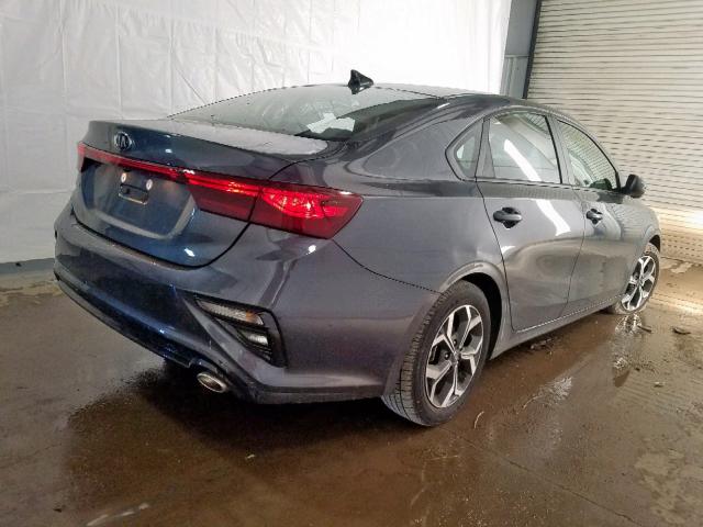 3KPF24ADXKE112330 - 2019 KIA FORTE FE GRAY photo 4