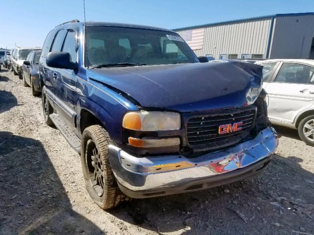 1GKEC13Z53R136299 - 2003 GMC YUKON BLUE photo 1