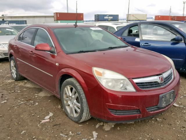 1G8ZS57N38F115646 - 2008 SATURN AURA XE RED photo 1