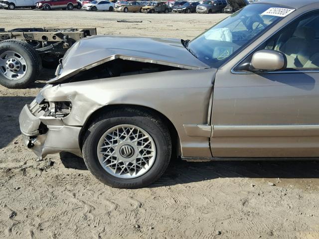 2MEFM74W32X608605 - 2002 MERCURY GRAND MARQ GOLD photo 9