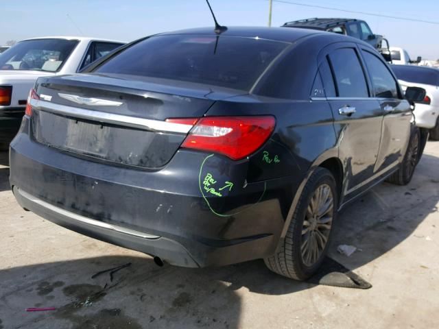 1C3CCBCB4CN242007 - 2012 CHRYSLER 200 LIMITE BLACK photo 4