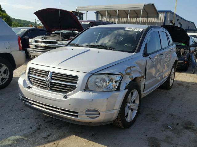 1B3CB4HA5AD656007 - 2010 DODGE CALIBER SX SILVER photo 2