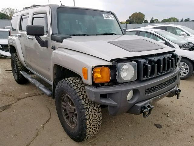 5GTDN13E578223977 - 2007 HUMMER H3 GRAY photo 1