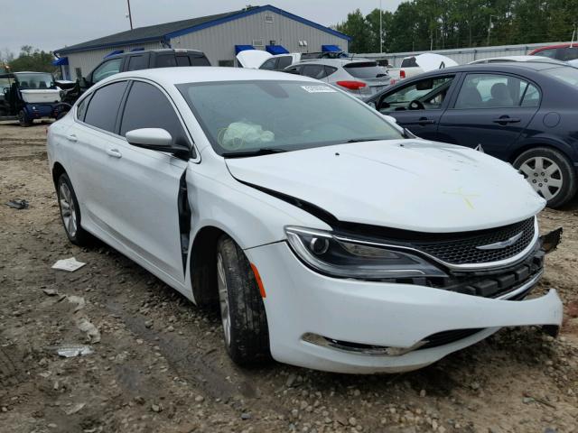 1C3CCCAB9FN611375 - 2015 CHRYSLER 200 LIMITE WHITE photo 1