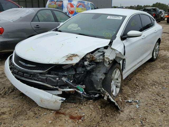 1C3CCCAB9FN611375 - 2015 CHRYSLER 200 LIMITE WHITE photo 2