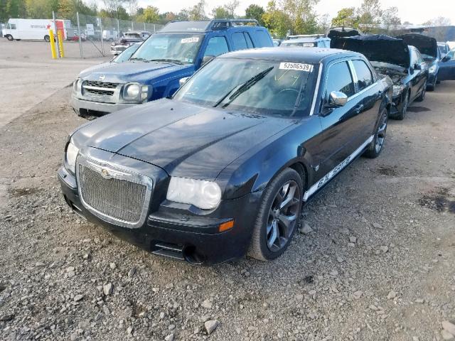 2C3KA73W26H149419 - 2006 CHRYSLER 300C SRT-8 BLACK photo 2