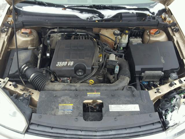 1G1ZT52875F226595 - 2005 CHEVROLET MALIBU LS BEIGE photo 7