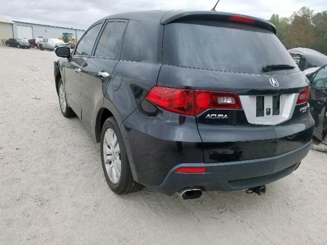 5J8TB2H26BA003038 - 2011 ACURA RDX BLACK photo 3