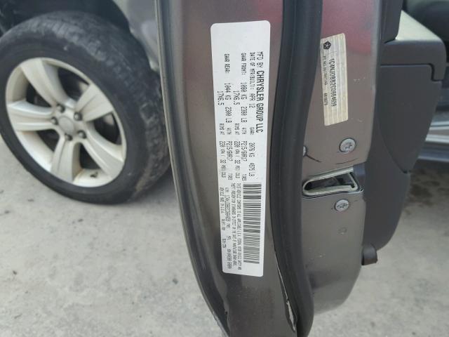 1C4NJDBB2CD664659 - 2012 JEEP COMPASS SP 灰色 照片 10