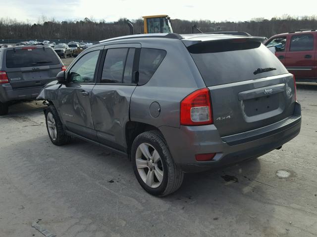 1C4NJDBB2CD664659 - 2012 JEEP COMPASS SP 灰色 照片 3