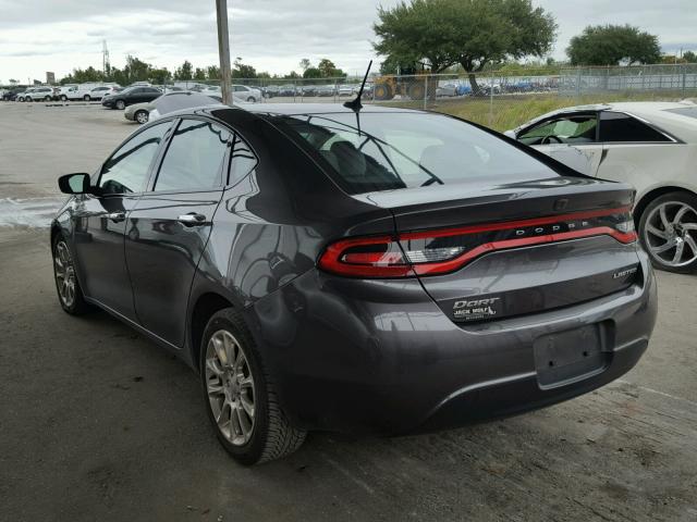 1C3CDFCB5FD165520 - 2015 DODGE DART LIMIT BLACK photo 3