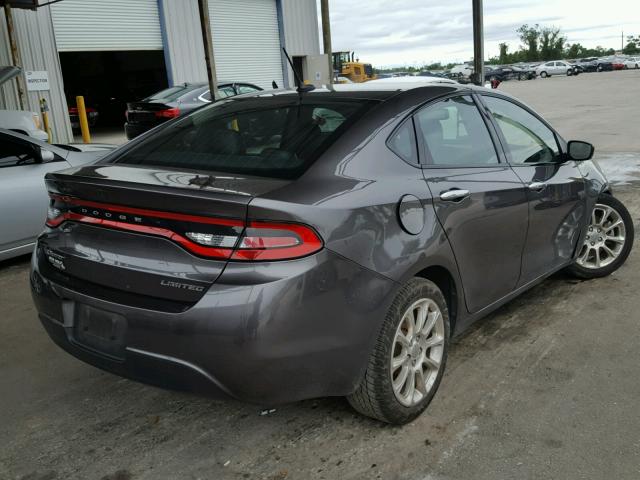 1C3CDFCB5FD165520 - 2015 DODGE DART LIMIT BLACK photo 4