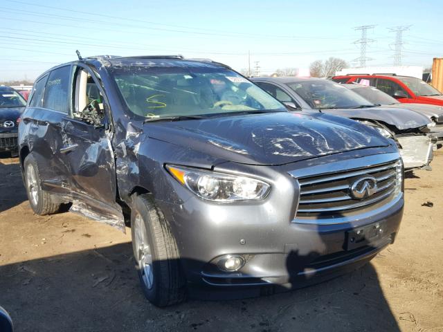 5N1AL0MN9DC326493 - 2013 INFINITI JX35 BASE GRAY photo 1