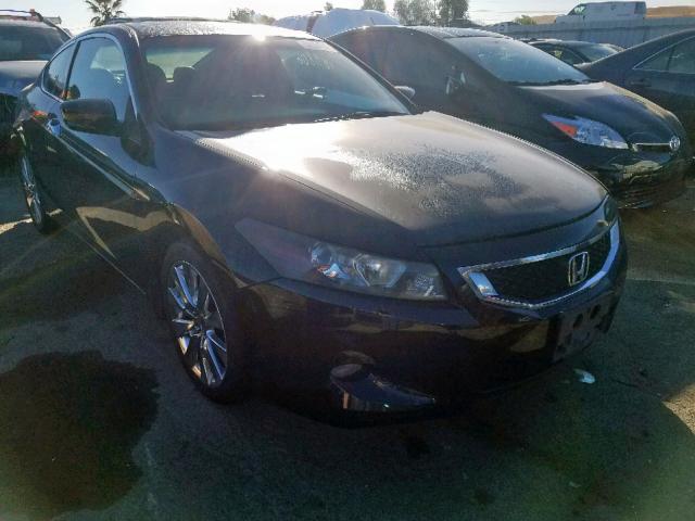 1HGCS22809A002491 - 2009 HONDA ACCORD EXL BLACK photo 1