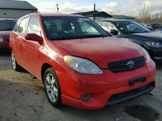 2T1KR30EX7C663202 - 2007 TOYOTA COROLLA MA RED photo 1