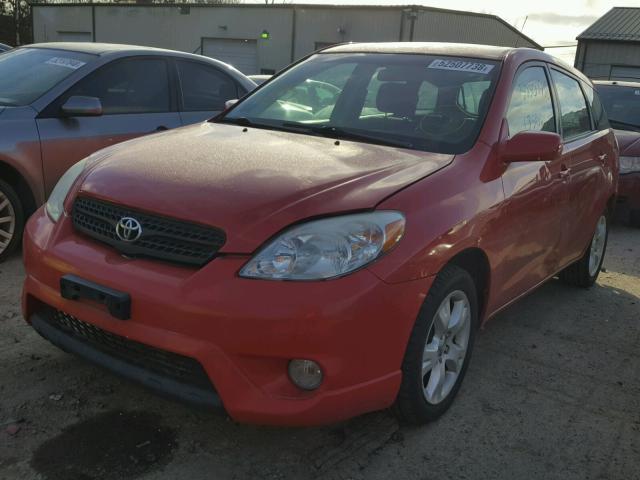 2T1KR30EX7C663202 - 2007 TOYOTA COROLLA MA RED photo 2