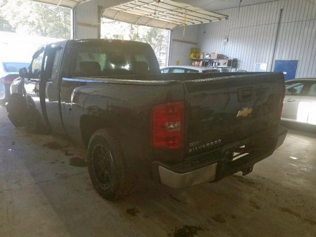 1GCSCREA9AZ215363 - 2010 CHEVROLET SILVERADO BLACK photo 3