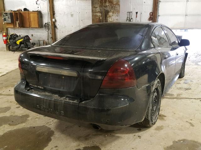 2G2WP522051166536 - 2005 PONTIAC GRAND PRIX BLACK photo 4