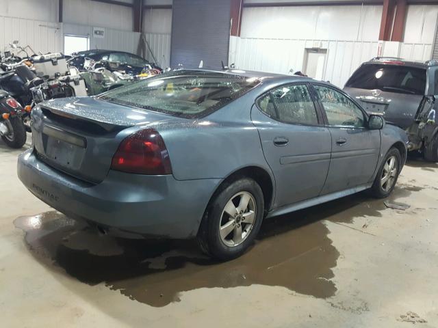 2G2WP552661238885 - 2006 PONTIAC GRAND PRIX BLUE photo 4