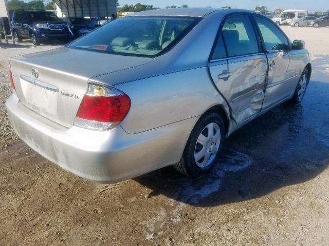 4T1BE32K55U024672 - 2005 TOYOTA CAMRY LE SILVER photo 4