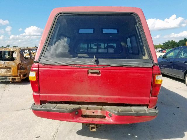 4F4YR16E61TM21620 - 2001 MAZDA B4000 CAB RED photo 9