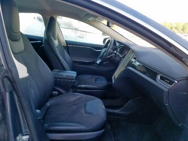 5YJSA1H1XEFP41452 - 2014 TESLA MODEL S رمادي صورة 5